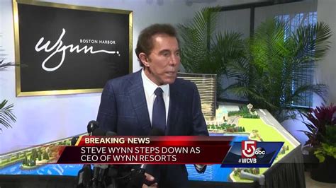 Wynn Resorts CEO Steps Down .